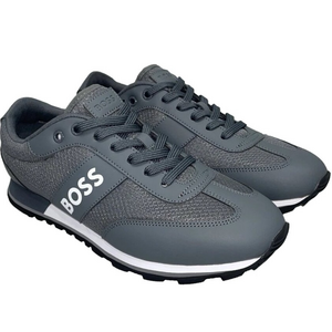Boss Parkour Runner Men’s Sneakers – Dark Grey (Size 9)